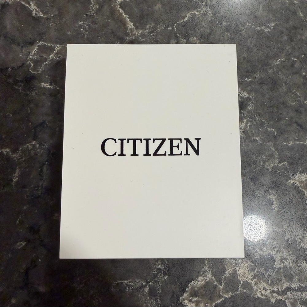 NEW Men's Citizen Eco-Drive PCAT Blue Dial Two-Tone Watch - Picture 3 of 10